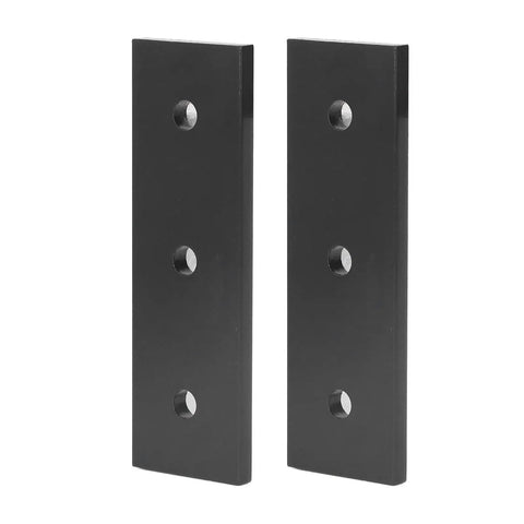 Beefy Heavy Duty Aluminum Alloy Joint Plate With 3 Holes Mending Flat Bracket For Furniture 2 Pcs Rustproof Fixing Plate Straight Brace