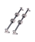 Top Tier High Precision Linear Guide Rail Kit With Four SK16 Bearing Blocks And Two Smooth Optical Axis Rods In 16mm Size For Your Sweet CNC Build Or Custom 3D Printer Project Featuring Super Low Friction Motion Plus Zero Stick Slip Issues For Total. 16mm steel rods with four SK16 blocks