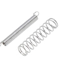 Super Cool 200pcs Spring Assortment Kit With 20 Sizes Of Compression And Extension Springs For Car Auto Repair, Hand Tools And Home Gadgets Made From Durable Zinc Steel. Zinc steel compression and extension springs shown on white background