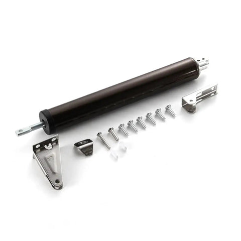 Heavy Duty Aluminum Door Closer With Soft Close Pro Grade Adjustable Auto Closer For Doors Up To 35kg parts laid out