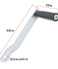Upgraded Universal Winch Handle With Comfort Grip For Trailer Winches Marine Equipment And Sailboats Easy To Install side view