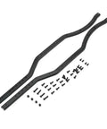 Beefy Metal Black Girder Side Frame Kit For SCX10 II 90046 90047 RC Crawler Chassis Upgrade 2 Pack Easy Install Built Tough