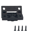 4 pack adjustable torque hinge set with plastic position control for cabinets access panels enclosures industrial equipment black finish