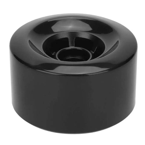 Black 90Mm PU 80A Shockproof Wheel for DIY electric scooters and skateboards, showing moderate elasticity and strong grip design.