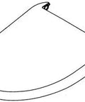 Elongated S300e Lid Assembly SW574 Cotton Replacement Part For S300e And S350e Toilets, angled view