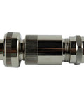 Single All-Metal Female Proportional Valve Connector 7-Pin IP67 CE RoHS Compliant, side view showing rugged housing.