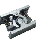 Heavy Duty Zinc Alloy Door Bumper Catch With Spring Loaded Design For Easy One Hand Operation And Double Roller Safety Latch System To Keep Doors Secure And Prevent Slamming, showing springs and latch mechanism.