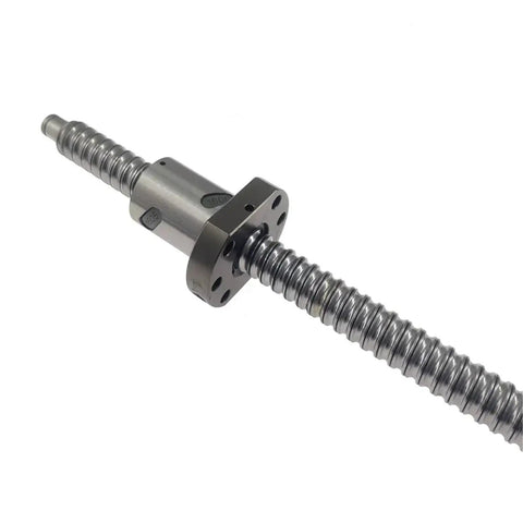 Lead Screw 1605 Ball Screw With Flanged BK BF12 Single Ball Nut, High Precision C7, Smooth Low Backlash Motion, Beefy Heavy Duty Steel