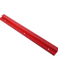45 Type T Slot Aluminum Miter Track For Router Tables And Saws, Sliding Jig Fixture With Featherboard Guide, red aluminum track