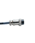 8 Pin HM-36 Handheld Speaker Microphone connector with metal finish for ICOM Amateur Radios like IC-718, IC-7200, IC-7600.