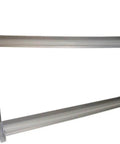 Front view of a 36 Inch Sheet Metal Brake Bender for Aluminum and Steel, Bench Top Mount, designed for precise 90-degree bends.