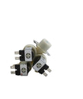 Pro Grade Smart Washing Machine Water Inlet Valve AC 220V With Dope Precise Water Control And Electromagnetic Smart Opening And Closing For Stable Drum Fill, Adjustable Hot And Cold Inflow To Prevent Overflow And Underfill., 3-way solenoid valve with metal terminals