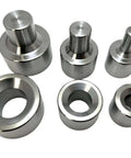 Three Piece Dimple Die Set For Metal Fabrication In One Half Inch Three Quarter Inch And One Inch Dies Heavy Duty Steel For Precise Dimpling