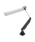 Heavy Duty 110V 16W LED Machine Work Light with Adjustable Bracket for CNC Mills and Lathes, showcasing aluminum and plastic design.