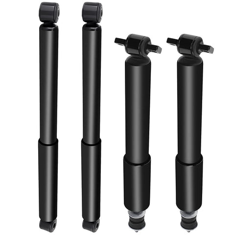 Front And Rear Shock Absorber Kit For Silverado 1500 And Sierra 1500 1999 Through 2007 344380 Gas Strut Auto Shocks Set