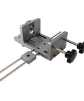 Rock Solid 3 in 1 Woodworking Self Centering Doweling Jig Kit With Adjustable Guide And Clamp For Precise Hole Alignment And Tough Joint Construction Using 6mm 8mm 10mm 15mm Bits, aluminum jig