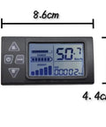 Backlit LCD Display For Electric Bikes 36V 48V Control Panel Digital Meter Easy Readout For E Bike Scooter Upgrades SW861