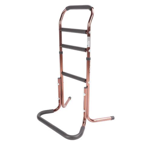 Bedside Auxiliary Rail With 4 Padded Handles For Seniors And Pregnant Women, Ergonomic Support To Help Getting Up From Sofa Or Chair