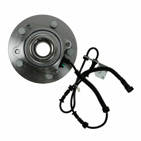 Two Piece Wheel Hub And Bearing Set Assembly For Front Left And Front Right On Dodge Grand Caravan 2008-2019 Routan Town And Country 2008-2016 Front Wheel Hub Bearing Replacement close-up