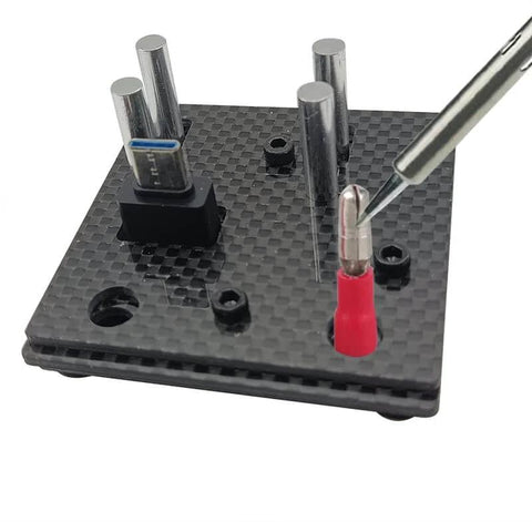 Must Have Carbon Fiber Welding Jig Wire Station With Pocket Hole For XT60 XT90 Connectors Soldering Clamp Craft Tool
