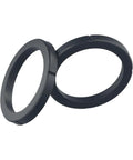 Espresso Machine Brewing Head Sealing Ring Set For Group Head Gasket, Heat Resistant Silicone, Black, 2-Pack