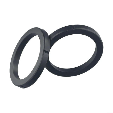 Espresso Machine Brewing Head Sealing Ring Set For Group Head Gasket, Heat Resistant Silicone, Black, 2-Pack