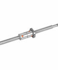 Double Nut 25mm Ballscrew Kit RM2510 DFU2510 With Ball Screw Nut BK20 Bearing Block End Supports in silver steel