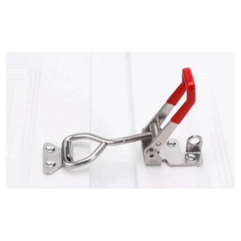 Single clamp from 10 Piece Quick Release Toggle Clamp Set With Adjustable Anti Slip Push Pull Latch For Secure One Hand Operation And Pro Grade Rugged Clamping You Can Count On Repeated Use