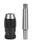Self Tightening Lathe Drill Chuck 16mm B18 With MT3 Connecting Rod Heavy Duty Taper Fixture for Machinists and Metalworking Pros