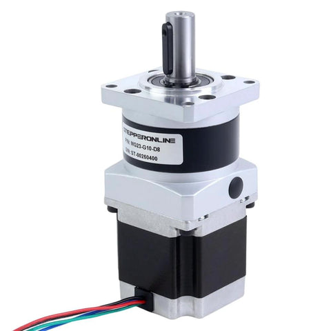 Nema 23 Stepper Motor with Gearbox offering high torque and precision motion control for robotics and CNC applications.