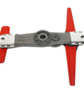 Beefed Up Dishwasher Lower Spray Arm Replacement W10859935 for Kenmore and Whirlpool, red and gray plastic with gears