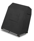 No Fuss All Weather Compost Bin Cover For 43-Gallon Bins, Waterproof Windproof Dustproof Tumbler Shield, 420D fabric, front view