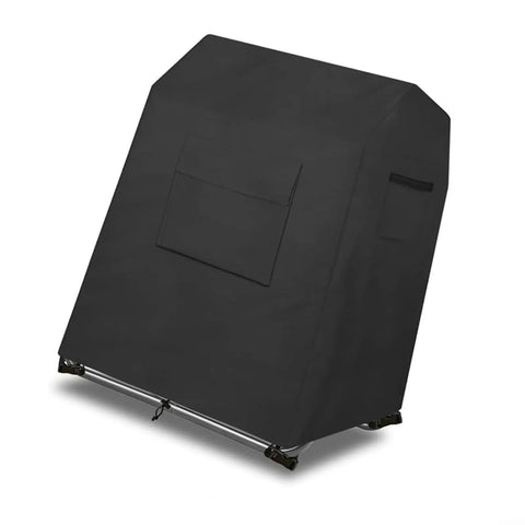 No Fuss All Weather Compost Bin Cover For 43-Gallon Bins, Waterproof Windproof Dustproof Tumbler Shield, 420D fabric, front view