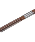 24mm Hand Reamer H7 For Metal And Wood Holes, Straight Flutes, 9SiCr Alloy Steel Cutting Tool showing fluted design