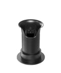 No Sweat Heavy Duty Electric Coffee Knock Box With Automatic Ground Disposal For Large Capacity Espresso Bars, black plastic design.
