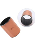 35 Millimeter Bore 39 Millimeter OD 50 Millimeter Length Sleeve Bearing Heavy Duty Oilless Bushing Bronze Sintered Core visible.