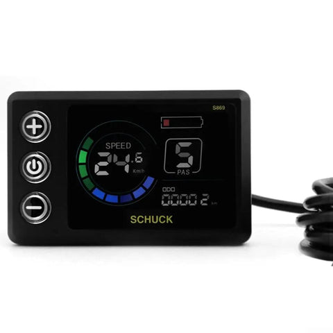 LCD Display For Ebike And Scooter 24V To 72V Smart Color Meter With Waterproof Connector, OMD 2 Communication