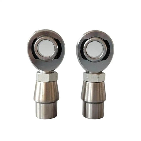 Badass Chromoly Heim Joint Rod End Kit With Pair Of Three Quarter Inch Linkage Arms Featuring Left And Right Hand Threads in close-up view.