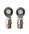High Performance Chromoly Steering Suspension Heim Rod Ends 2 Piece Set 3/4 Inch Bore Machined Pair with threaded ends.