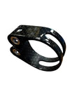 Ridiculously Light Carbon Fiber Seatpost Clamp With Titanium Bolt For BMX Bikes 12g Weight Fits 31.8mm Or 34.9mm Posts