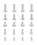 Heavy Hitter 1/4X20 Threaded Stainless Steel Screws Assortment featuring varying lengths and sizes for camera gear.