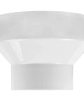 Duct Reducer 6 Inch To 4 Inch Air Duct Adapter For Inline Ventilation System 150mm To 100mm White PP Plastic Connector