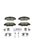 Bosch BC1846 QuietCast rear ceramic brake pad set for Mazda CX-5 with mounting hardware