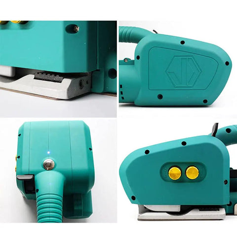 Close-up of Heavy Duty Automatic Hot Melting Strapping Machine For Portable Rechargeable Electric Banding Tool showing welding area and controls.