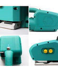 Grab And Go Packaging Cordless Hot Melt Strapping Machine With Fast Charge Battery showing ergonomic design and control buttons.