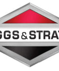 Briggs & Stratton logo featuring red and black colors, representing a trusted brand in lawnmower parts and outdoor equipment.