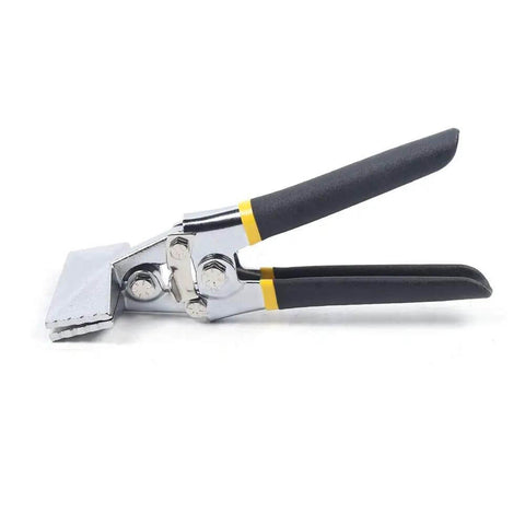 Two Pack 75mm Bending Pliers With Straight And Elbow Handles For Sheet Metal Bending Flat Jaw Welding Job Ready Pliers