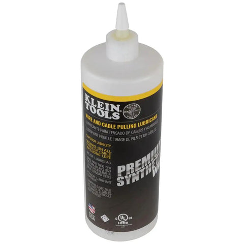 All Purpose Slick Wax Cable Lubricant Gel For Electrical, Telecom And Data Wiring, Premium Synthetic Wax For Smooth Cable Pulling, Gel Clings To Jackets Like Polyethylene, Easy Application, 1 Quart Squeeze Bottle Made In USA bottle