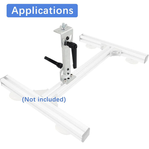 Beefy Heavy Duty Bracket Column Stand Kit for Reciprocating Linear Actuator with steel frame and M8 M6 mounting applications