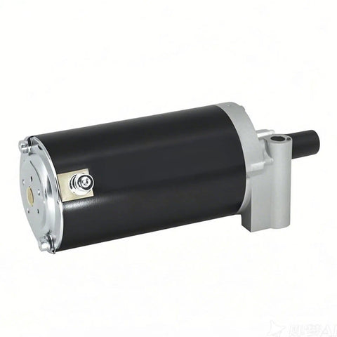 Starter Motor Replacement For Courage Engines 20HP 23HP 25HP 27HP With OEM Parts 1999-1140051, side view of black and silver unit